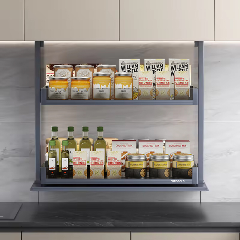 KỆ GIA VỊ NÂNG HẠ ĐIỆN EUROGOLD ESL8880 3 KỆ GIA VỊ NÂNG HẠ ĐIỆN EUROGOLD ESL8880