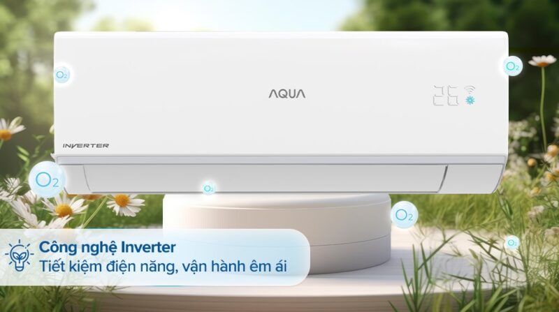 MÁY LẠNH AQUA INVERTER 1 HP AQA-RUV10RB2 30 MÁY LẠNH AQUA INVERTER 1 HP AQA-RUV10RB2