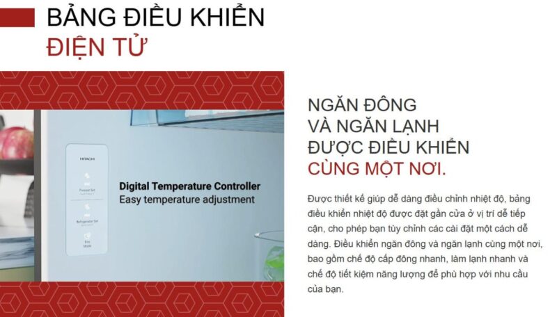 TỦ LẠNH HITACHI INVERTER 409 LÍT HRTN6443SAMGWVN 51 TỦ LẠNH HITACHI INVERTER 409 LÍT HRTN6443SAMGWVN