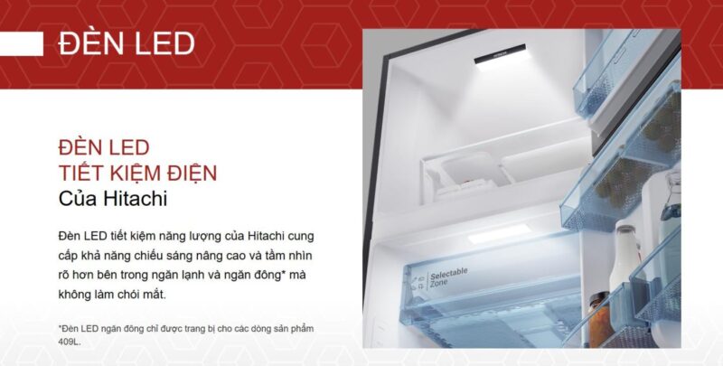 TỦ LẠNH HITACHI INVERTER 409 LÍT HRTN6443SAMGWVN 49 TỦ LẠNH HITACHI INVERTER 409 LÍT HRTN6443SAMGWVN