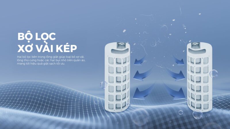 MÁY GIẶT AQUA INVERTER 11 KG AWM11-B2158L(B) 12 MÁY GIẶT AQUA INVERTER 11 KG AWM11-B2158L(B)