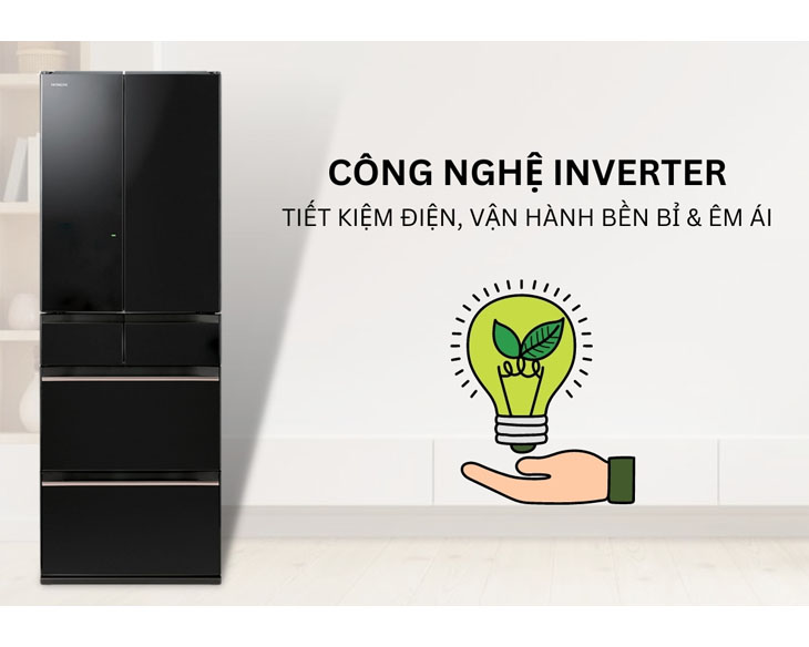 TỦ LẠNH HITACHI INVERTER 540 LÍT R-HW540RV(XK) 12 TỦ LẠNH HITACHI INVERTER 540 LÍT R-HW540RV(XK)