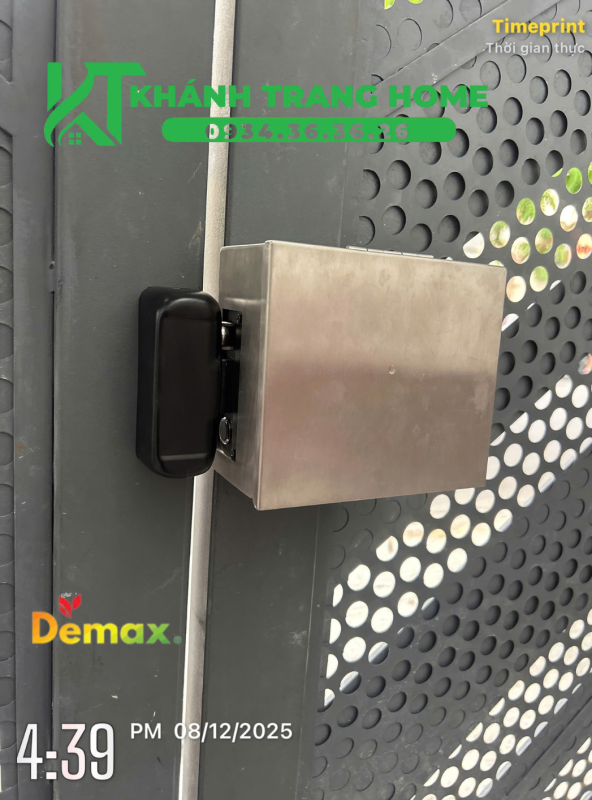 Khóa cổng chống nước Demax EL-G908GB CNC 8 Khóa cổng chống nước Demax EL-G908GB CNC