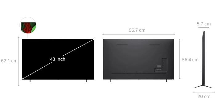 Smart Tivi LG NanoCell AI 4K 43 inch 43NANO80ASA 1 Smart Tivi LG NanoCell AI 4K 43 inch 43NANO80ASA