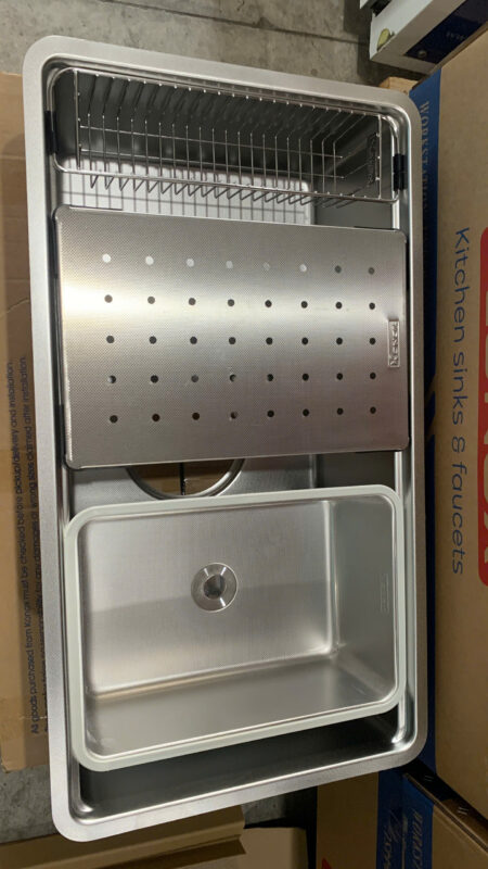 Chậu rửa bát chống xước Konox Dekor 8044SU 24 Chậu rửa bát chống xước Konox Dekor 8044SU