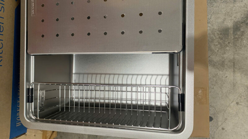 Chậu rửa bát chống xước Konox Dekor 8044SU 23 Chậu rửa bát chống xước Konox Dekor 8044SU