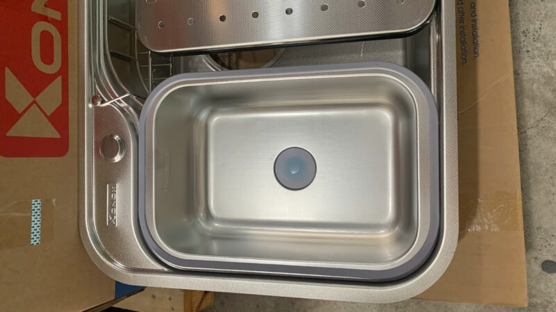 Chậu rửa bát chống xước Workstation Sink Dekor 8048SU 30 Chậu rửa bát chống xước Workstation Sink Dekor 8048SU