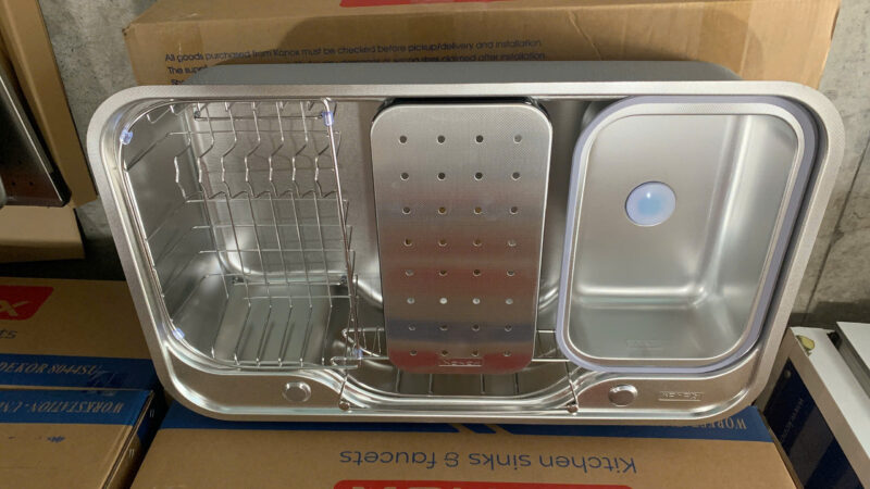 Chậu rửa bát chống xước Workstation Sink Dekor 8048SU 31 Chậu rửa bát chống xước Workstation Sink Dekor 8048SU