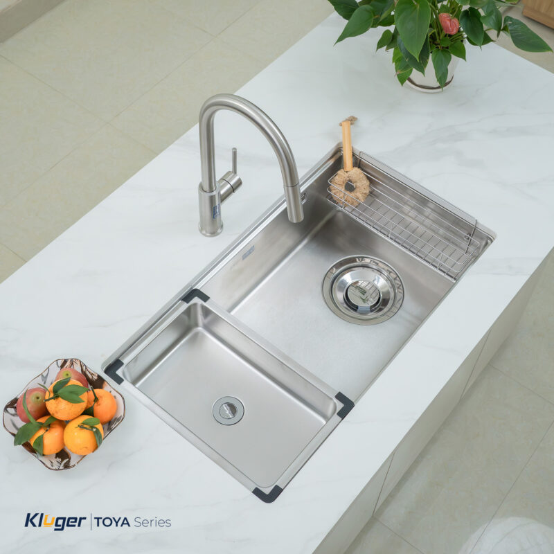 Chậu rửa bát Kluger KY8045ST Basic 3 Chậu rửa bát Kluger KY8045ST Plus