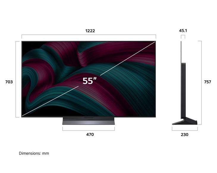 Smart Tivi OLED LG evo AI 4K 55 inch OLED55C5PSA 1 Smart Tivi OLED LG evo AI 4K 55 inch OLED55C5PSA