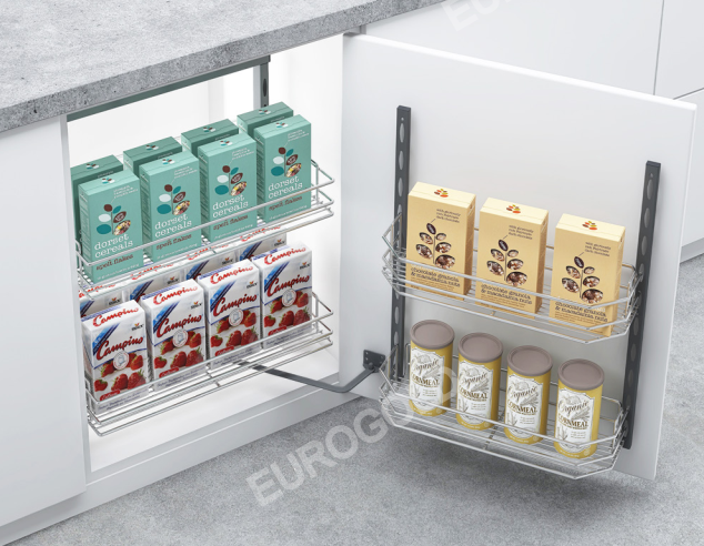 HỆ GIÁ KHO NAN 2 TẦNG CÁNH MỞ EUROGOLD EKT11260