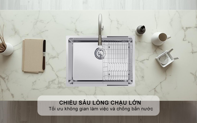 CHẬU RỬA BÁT KONOX TURKEY SINK NERON 590U 15 CHẬU RỬA BÁT KONOX TURKEY SINK NERON 590U