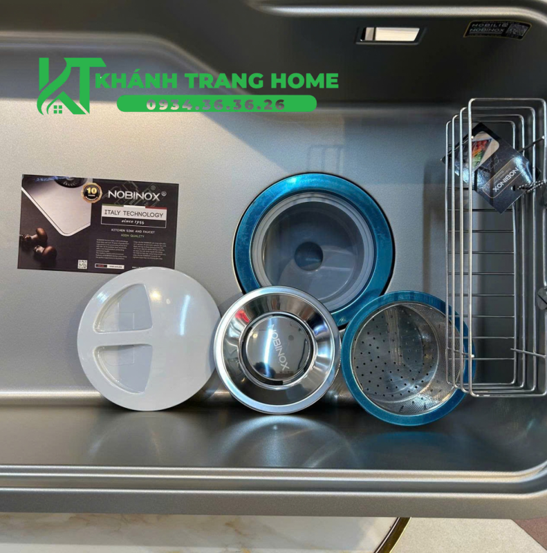 CHẬU RỬA BÁT 1 HỐ NOBINOX NOVA A182 TẶNG KÈM VÒI 55 CHẬU RỬA BÁT 1 HỐ NOBINOX NOVA A182 TẶNG KÈM VÒI