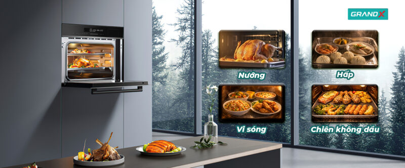 LÒ VI SÓNG ÂM TỦ 4 IN 1 GRANDX GX50MOS7 19 LÒ VI SÓNG ÂM TỦ 4 IN 1 GRANDX GX50MOS7