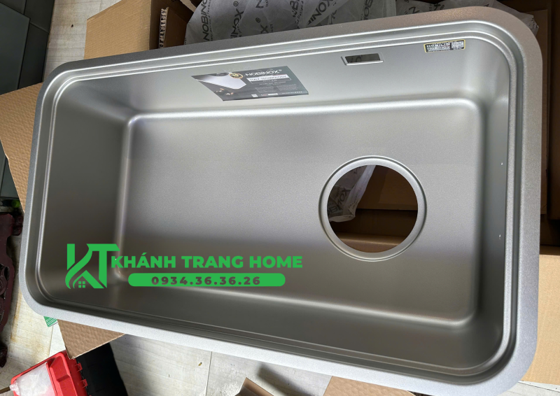 CHẬU RỬA BÁT 1 HỐ NOBINOX NOVA A283D TẶNG KÈM VÒI 47 CHẬU RỬA BÁT 1 HỐ NOBINOX NOVA A283D TẶNG KÈM VÒI