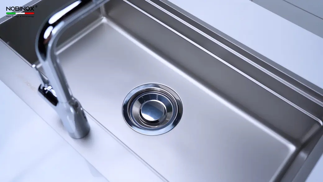 CHẬU RỬA BÁT NOBINOX LIRA NJ564D TẶNG KÈM VÒI 2 CHẬU RỬA BÁT NOBINOX LIRA NJ564D TẶNG KÈM VÒI