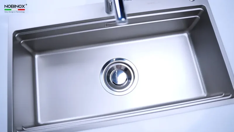 CHẬU RỬA BÁT NOBINOX LIRA NJ564D TẶNG KÈM VÒI 5 CHẬU RỬA BÁT NOBINOX LIRA NJ564D TẶNG KÈM VÒI