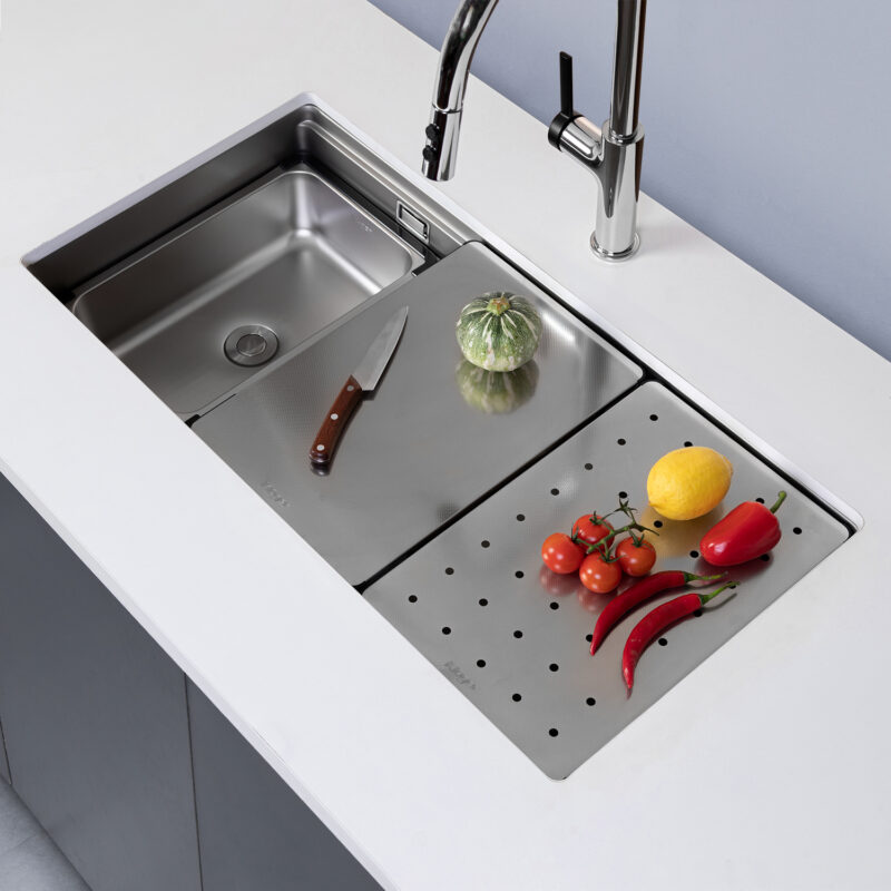 Chậu rửa bát KLUGER KG8644FS Plus 7 Chậu rửa bát KLUGER KG8644FS Plus