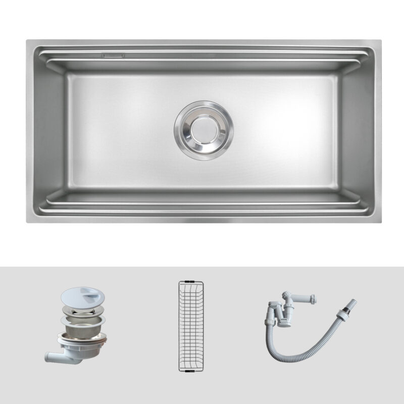 Chậu rửa bát KLUGER KG8644FS BS 6 Chậu rửa bát KLUGER KG8644FS BS