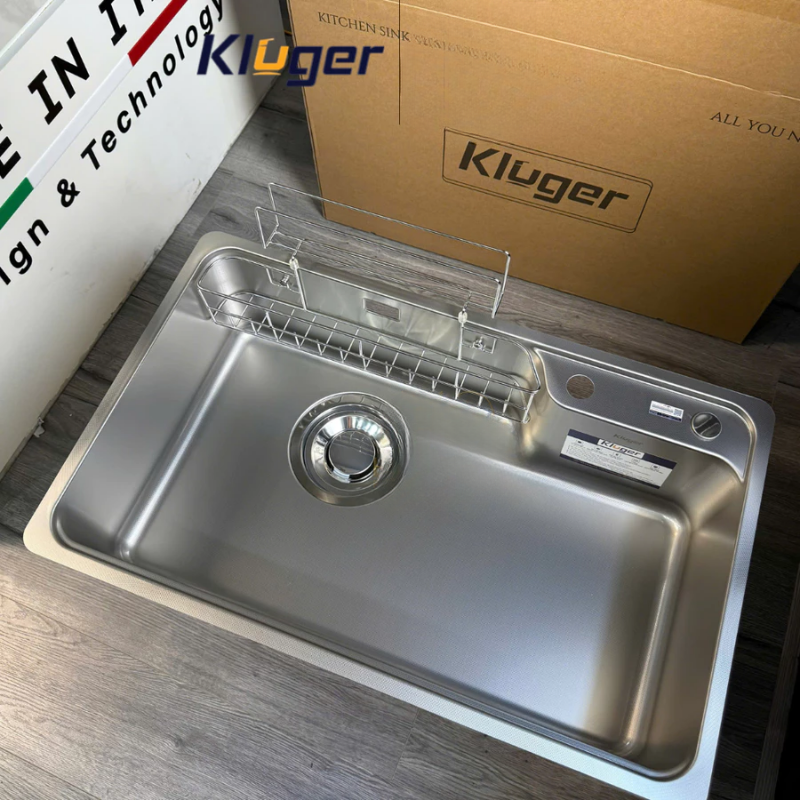 Chậu rửa bát Kluger KH8050FS Basic 17 Chậu rửa bát Kluger KH8050FS Basic