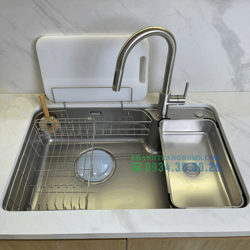 Chậu rửa bát Kluger KH8050SL Plus 18 Chậu rửa bát Kluger KH8050SL Plus