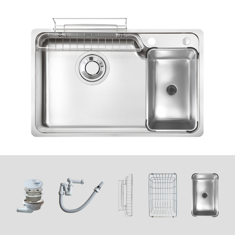 Chậu rửa bát Kluger KH8050SL Plus 5 Chậu rửa bát Kluger KH8050SL Plus