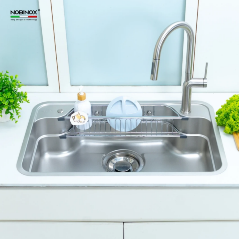 Chậu rửa chén Nobinox ARVO B180 4 Chậu rửa chén Nobinox ARVO B180 Không vòi