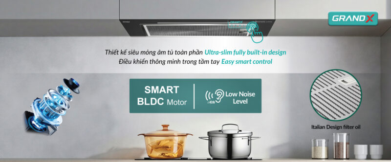 MÁY HÚT MÙI ÂM TỦ GRANDX GX H70F79G 22 MÁY HÚT MÙI ÂM TỦ GRANDX GX H70F79G
