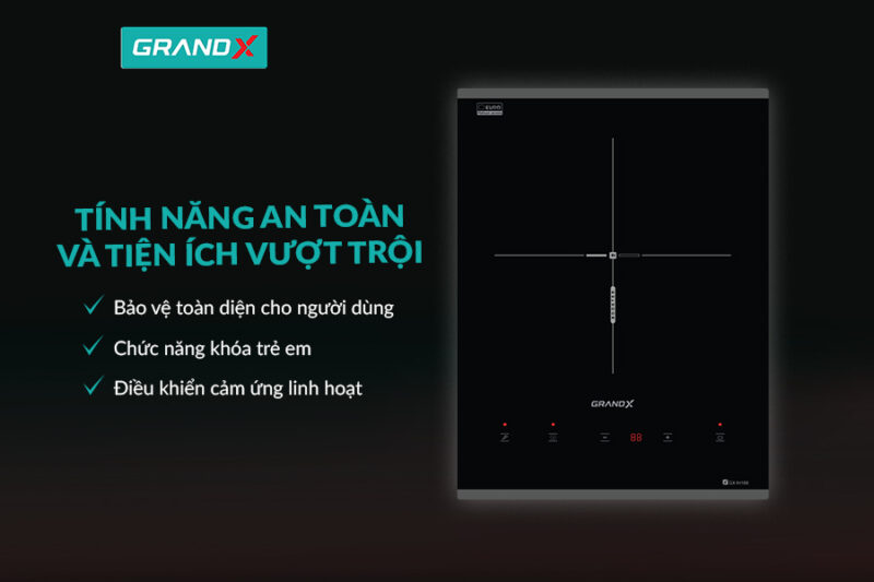 BẾP TỪ ĐƠN GRANDX GX IH188 22 BẾP TỪ ĐƠN GRANDX GX IH188
