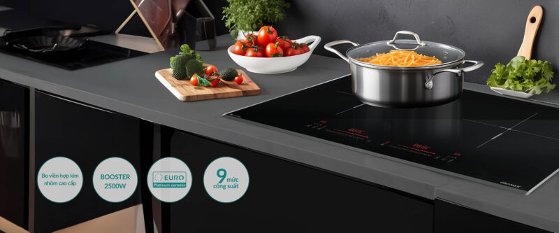 BẾP ĐIỆN TỪ 2 VÙNG NẤU GRANDX GX IH682SE SERIES 6 8 BẾP ĐIỆN TỪ 2 VÙNG NẤU GRANDX GX IH682SE SERIES 6