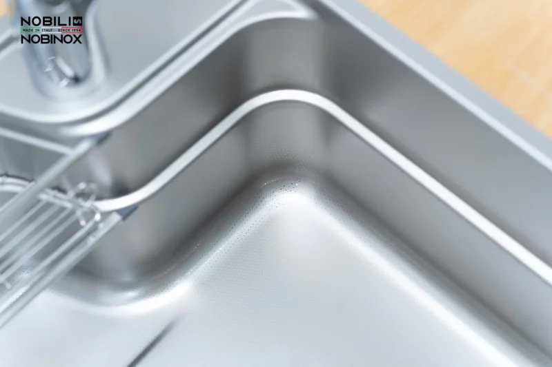 Chậu rửa bát NoBiNox LIKEN NL792D Tặng kèm vòi 2 Chậu rửa bát NoBiNox LIKEN NL792D Tặng kèm vòi