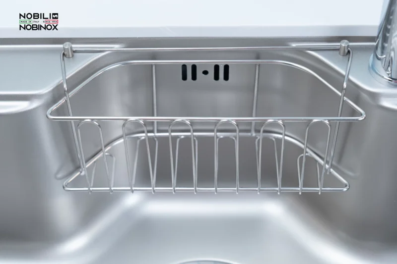 Chậu rửa bát NoBiNox LIKEN NL725D Tặng kèm vòi 7 Chậu rửa bát NoBiNox LIKEN NL725D Tặng kèm vòi