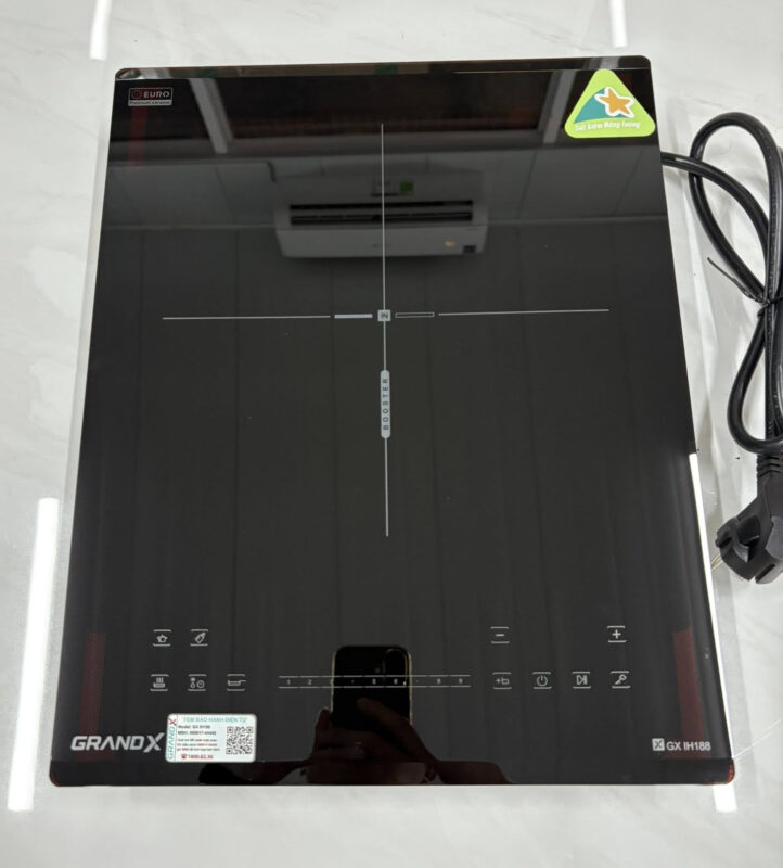 BẾP TỪ ĐƠN GRANDX GX IH188 24 BẾP TỪ ĐƠN GRANDX GX IH188