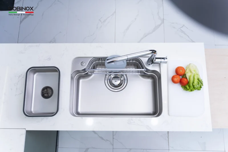 CHẬU RỬA BÁT 1 HỐ NOBINOX ARVO B370 5 CHẬU RỬA BÁT 1 HỐ NOBINOX ARVO B370