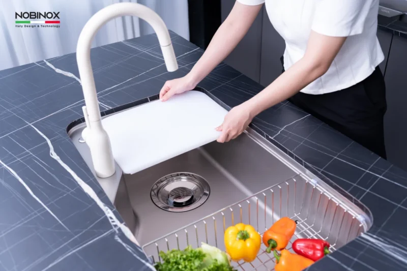 CHẬU RỬA BÁT NOBINOX MONO VA200 9 CHẬU RỬA BÁT NOBINOX MONO VA200