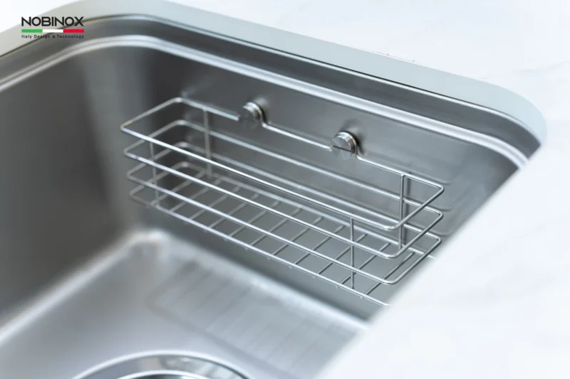 CHẬU RỬA BÁT 1 HỐ NOBINOX NOVA A282M TẶNG KÈM VÒI 2 CHẬU RỬA BÁT 1 HỐ NOBINOX NOVA A282M TẶNG KÈM VÒI