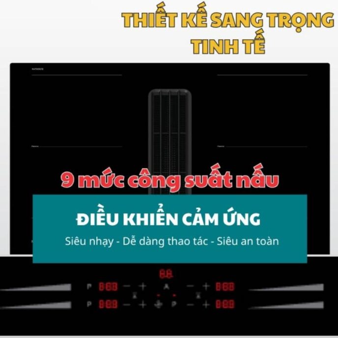 BẾP 4 TỪ KẾT HỢP HÚT MÙI MALLOCA HIH860FZ 3 BẾP 4 TỪ KẾT HỢP HÚT MÙI MALLOCA HIH860FZ