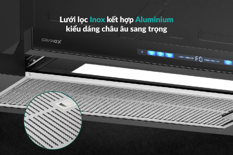MÁY HÚT MÙI ÂM TỦ GRANDX GX H70F85G 11 MÁY HÚT MÙI ÂM TỦ GRANDX GX H70F85G