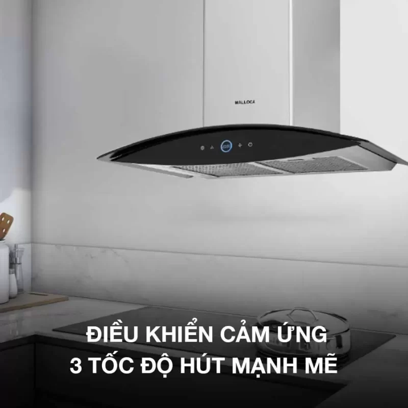 Máy hút mùi áp tường Malloca MC 9018HS 5 Máy hút mùi áp tường Malloca MC 9018HS