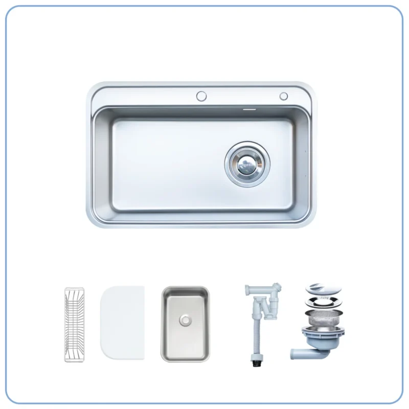 CHẬU RỬA BÁT NOBINOX MONO VA207 37 CHẬU RỬA BÁT NOBINOX MONO VA207