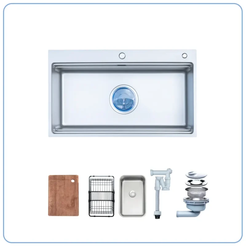CHẬU RỬA BÁT NOBINOX LIRA NJ564D TẶNG KÈM VÒI 10 CHẬU RỬA BÁT NOBINOX LIRA NJ564D TẶNG KÈM VÒI