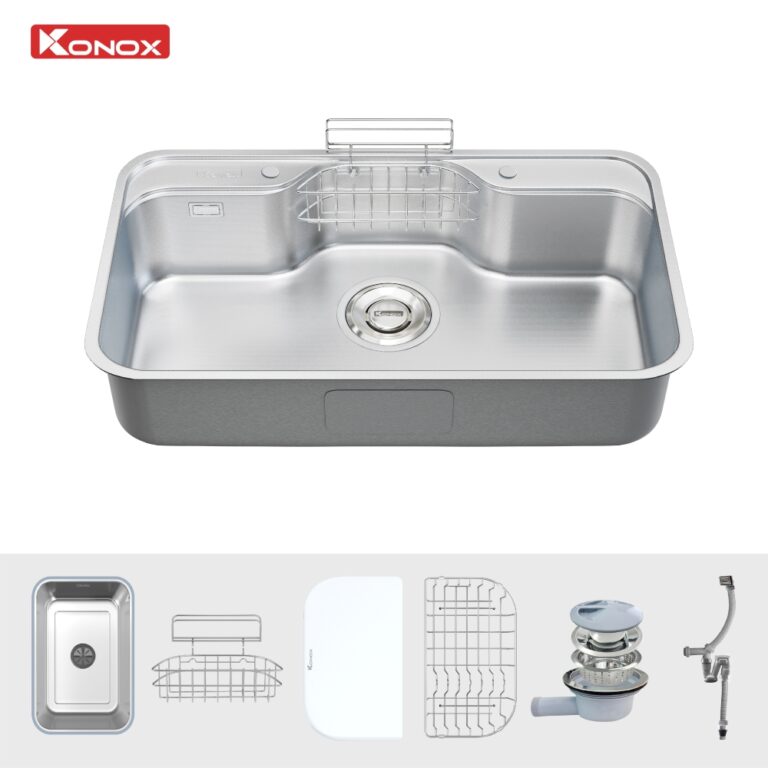 Chậu rửa bát phong cách Nhật chống xước Tari Smart 9051 3 Chậu rửa bát phong cách Nhật chống xước Tari Smart 9051