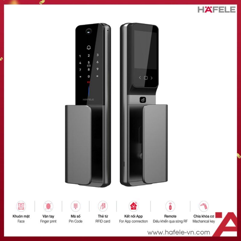 Khóa Điện Tử Horizon PP2501W Hafele 1 Khóa Điện Tử Horizon PP2501W Hafele