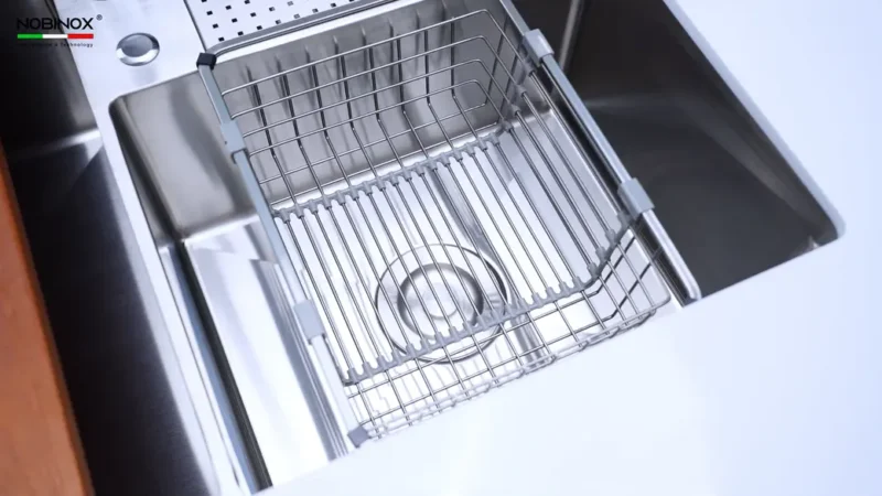 CHẬU RỬA BÁT NOBINOX RAZIA NJ577 TẶNG KÈM VÒI 8 CHẬU RỬA BÁT NOBINOX RAZIA NJ577 TẶNG KÈM VÒI