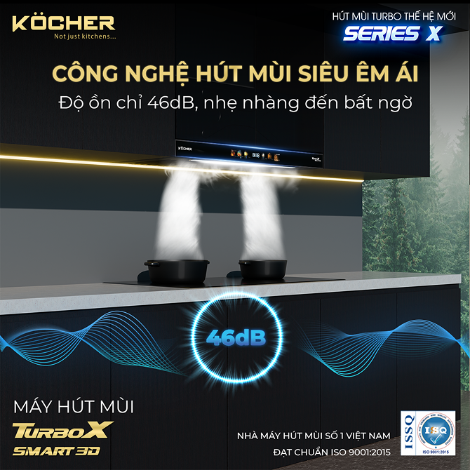 MÁY HÚT MÙI KOCHER TURBO SMART 3D X3D-350D 26 MÁY HÚT MÙI KOCHER TURBO SMART 3D X3D-350D