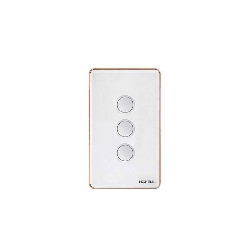 Công tắc ZB 3GUS 10A Trắng L Hafele HSL-LS3G01W