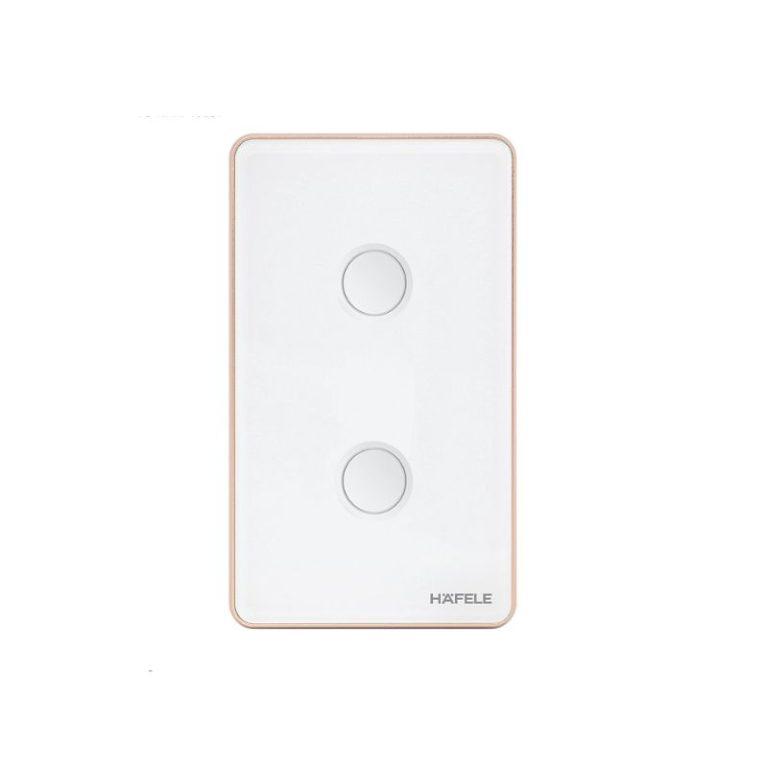 Công tắc ZB 2GUS 10A trắng L Hafele HSL-LS2G01W