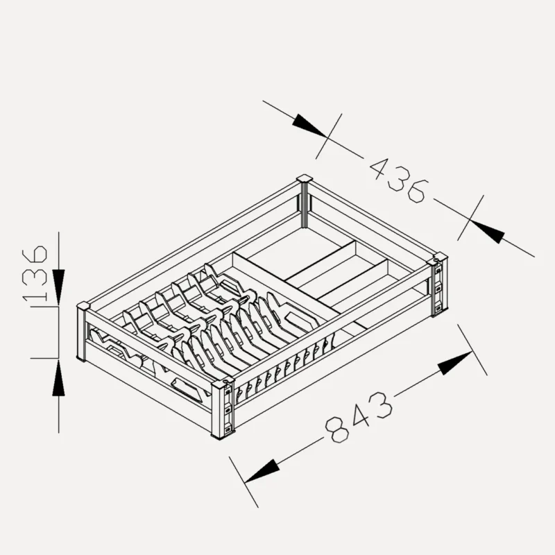 Kệ chén dĩa SANKO K900CD 1 Kệ chén dĩa SANKO K900CD