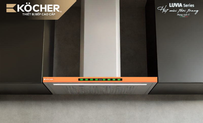 MÁY HÚT MÙI KOCHER LUVIA PREMIUM PRO 90cm 3 MÁY HÚT MÙI KOCHER LUVIA PREMIUM PRO 90cm