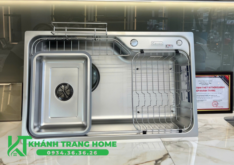 Chậu rửa bát Konox Tari 8050SM 36 Chậu rửa bát Konox Tari 8050SM